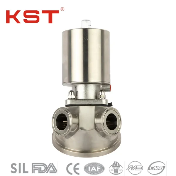 316 stainless steel customized multi-port tank bottom diaphragm valve (2)