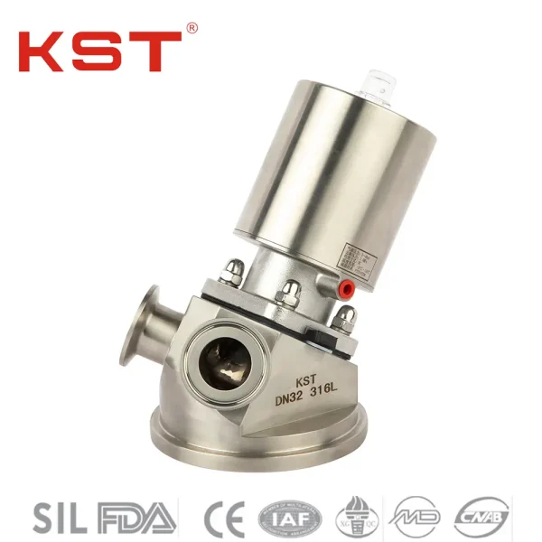 316 stainless steel customized multi-port tank bottom diaphragm valve (3)