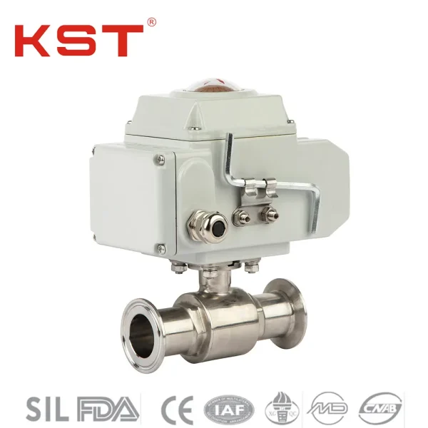 Electric Sanitary Ball Valve 1