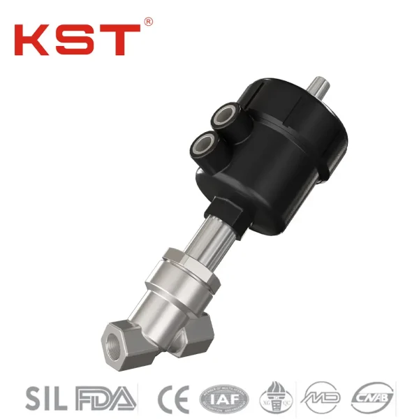 Screw type Sanitary Angle Seat Valve