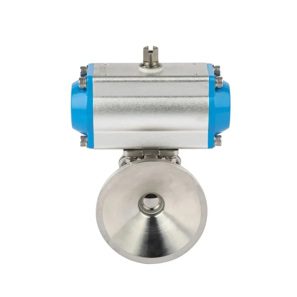 Pneumatic Actuated Sanitary Three-Piece Ball Valve (2)