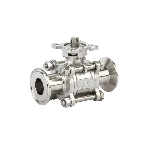 Sanitary Three-piece Quick-install Ball Valve (2)