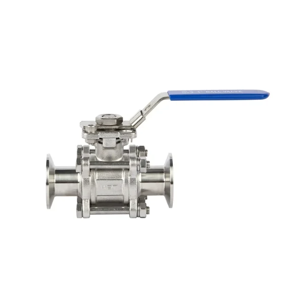 Sanitary-grade Three-piece Ball valve With Quick Connection (1)