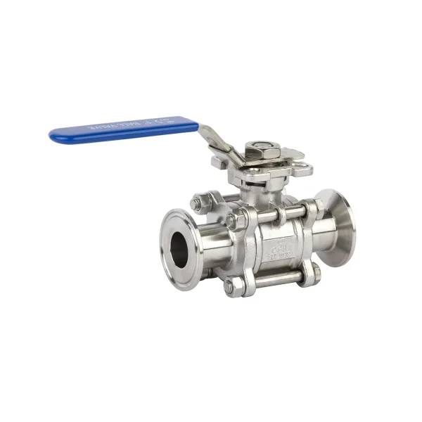 Sanitary-grade Three-piece Ball valve With Quick Connection (3)